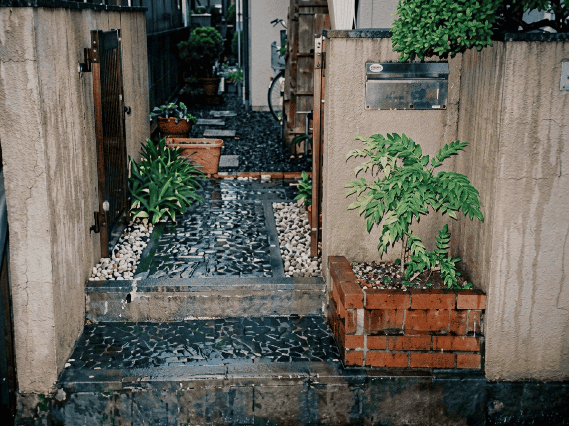 門扉設置 施工前